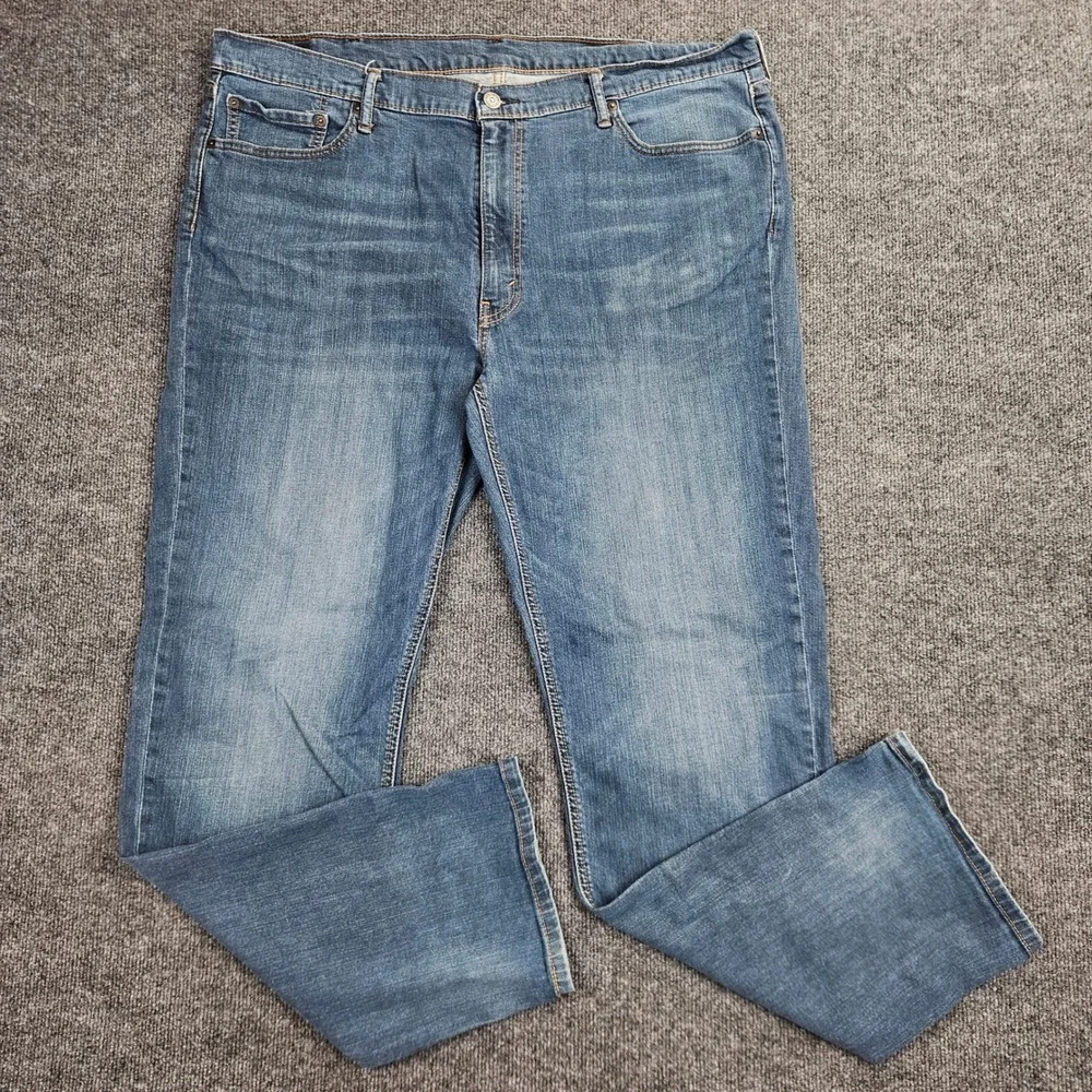 Levis 541 Jeans Men's 42x36 Athletic Taper Dark Wash Stretch Denim Casual Blue